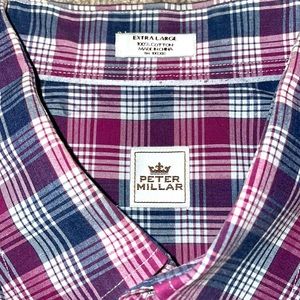 Gorgeous condition Peter Millar long sleeve button down shirt mens size XL